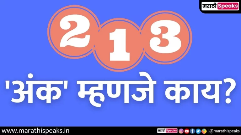 what is number in marathi