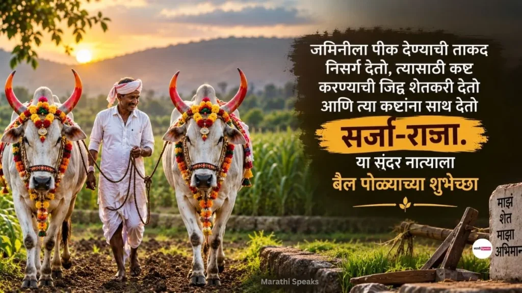 बैल पोळा शुभेच्छा मराठी 2026